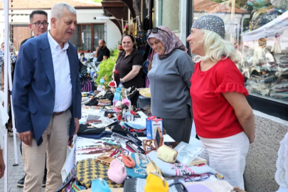 Osmangazi’de kadın emeği Babalar Günü’nde sergilendi