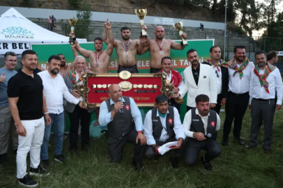 Tarihi Çalı Güreşleri’nde altın kemer Erkan Taş’ın oldu