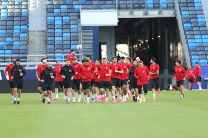 A Milli Futbol Takımı, Los Angeles'taki ilk antrenmanını yaptı