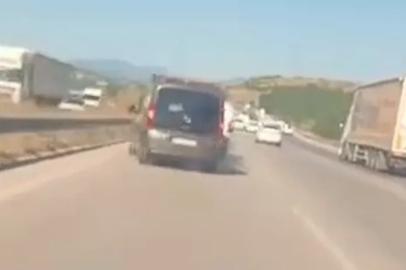 Bursa'da kaza teğet geçti