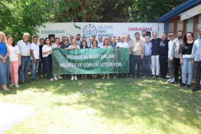 Nilüfer'de katı atık tesisine sert tepki: Çöplük istemiyoruz