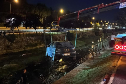 Bursa'da makas atan otomobille birlikte iki araç dereye uçtu: 6 yaralı