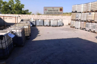 Bursa'da 10 milyon liralık sahte madeni yağ operasyonu