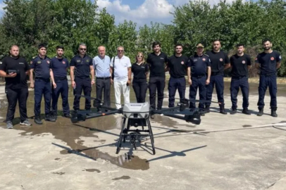 Bursa'da yangınlara dronlu müdahale dönemi için kritik test