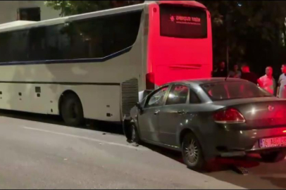 Bursa'da alkollü sürücü otobüse çarptı: 2 ağır yaralı