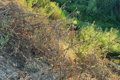 Bursa'da şarampole yuvarlanan kadın motosikletçi yaralandı