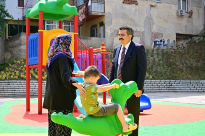Yıldırım’da parklara yaz bakımı