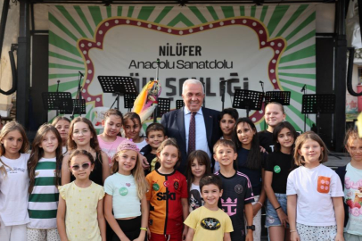 Nilüfer'in çocukları sanatla buluştu