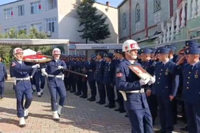Emekli Binbaşı Özcan Yıldız'a askeri törenle veda