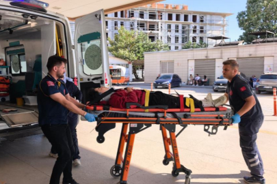 Bursa'da kontrolden çıkan motosiklet dere yatağına uçtu: 1 yaralı