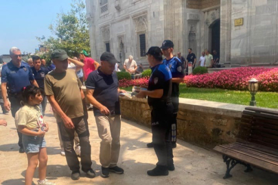 Bursa’da polisten vatandaşlara güvenlik bilgilendirmesi