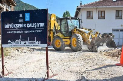 Bursa’da kırsal mahallelerin altyapısı güçleniyor