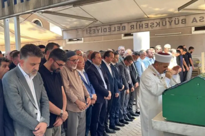 Başkan Erol'un amcası son yolculuğuna uğurlandı