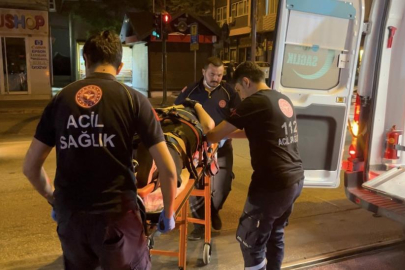 Bursa'da motosiklet devrildi: Kadın sürücü yaralandı