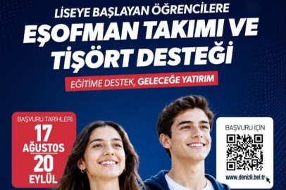 Liseye başlayacak olan öğrencilere eğitim desteği