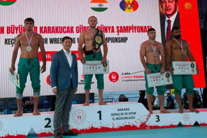 Büyükşehir Belediyesporlu Fazlı Eryılmaz dünya şampiyonu