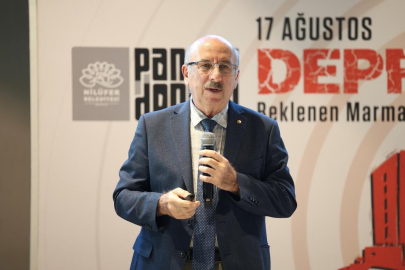 Nilüfer'de Prof. Dr. Okan Tüysüz'den deprem uyarıları