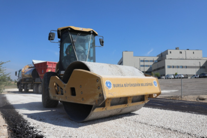 Bursa Şehir Hastanesi'nin iç yolları yenilendi