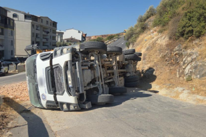 Bursa'da şoförün manevrası faciayı engelledi