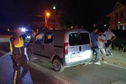 Bursa'da kazayı görüntüleyen muhabire saldırı girişimi