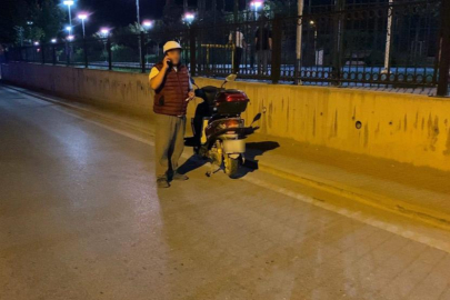 Bursa'da elektrikli motosikletiyle alkollü yakalandı, 52 bin lira ceza yedi