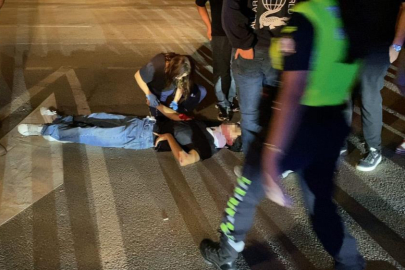 Bursa'da otomobil motosikletle çarpıştı : 2 yaralı