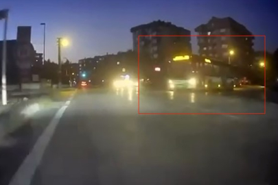 Bursa'da kırmızı ışıkta geçen otobüs şoförünün ehliyetine el konuldu