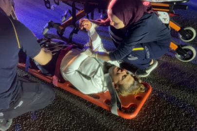Mudanya'da feci kaza: Karı koca ağır yaralandı
