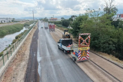 Büyükşehir Samanlı Bağlantı yolunu yeniled