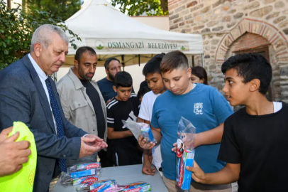 Osmangazi’de çocukların yüzünü güldüren buluşma