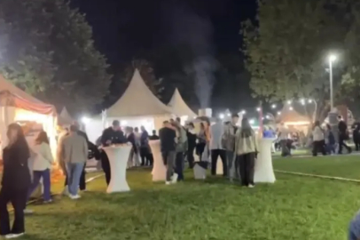 Bursa Gastronomi Festivali'nde akşam yoğunluğu