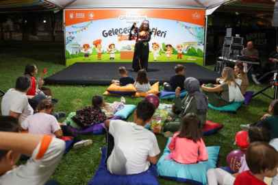 Festivalde çocuklar hem eğlendi hem spor yaptı