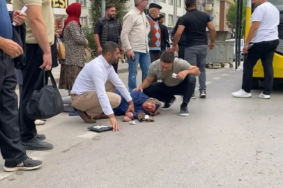 Bursa'da korkunç kaza: Yaşlı kadın ağır yaralandı
