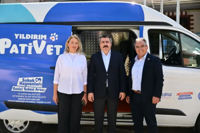 Yıldırım'da sahipsiz sokak hayvanlarına ‘PATİVET’ şefkati
