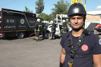 İtfaiyeci olmak için komando eğitimi alıyorlar