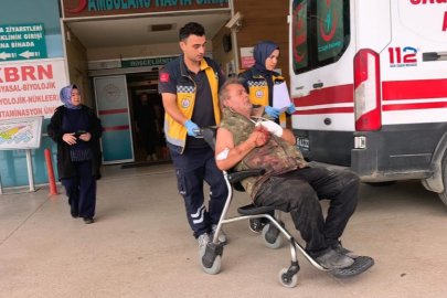 Bursa'da elini motorlu testereye kaptıran 61 yaşındaki adam yaralandı