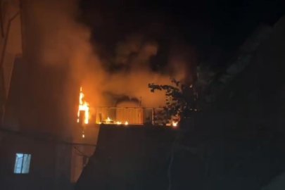 Bursa’da balkonunda çıkan yangın eve sıçramadan söndürüldü