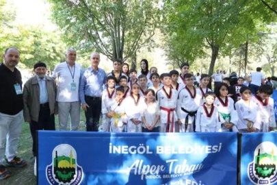 İnegöllü çocuklara spor şöleni