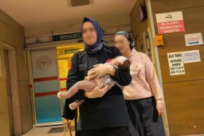 Bursa'da kanepeden düşen bebek hastaneye kaldırıldı