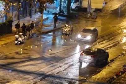Bursa'da kaza sonrası yürek ısıtan anlar