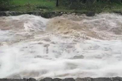 Uludağ'dan akan dereler coştu