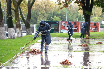 Osmangazi Belediyesi'nden sonbahar temizliği