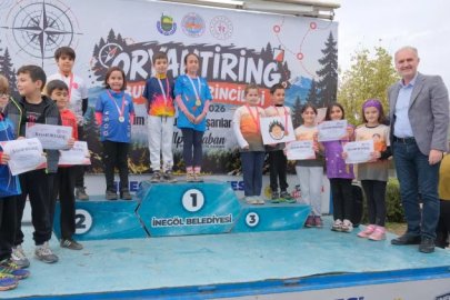 İnegöl, Oryantiring İl Müsabakaları'na ev sahipliği yaptı