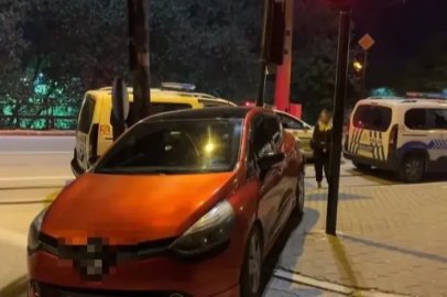Bursa'da alkollü sürücü polisten kaçarken kaza yaptı