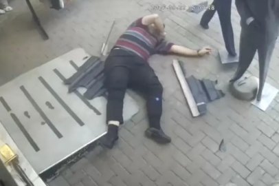 Bursa'da kediyi kurtarmak isteyen eğitimci yere böyle çakıldı