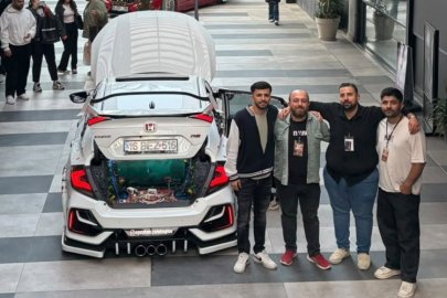 Bursa'da modifiye araçlar görücüye çıktı