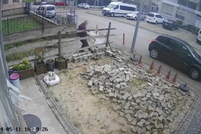 Bursa'da inanılmaz kiracı-mülk sahibi gerilimi kamerada