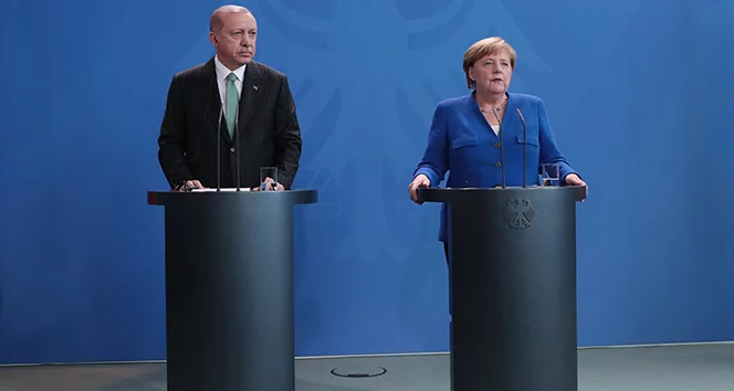Cumhurbaşkanı Erdoğan, Merkel’le videokonferans görüşmesi gerçekleştirdi