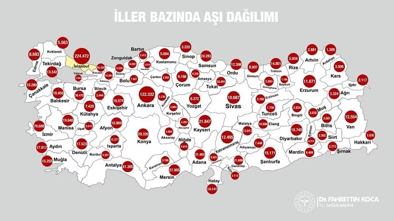 Bursa’da aşı olanların sayısı belli oldu