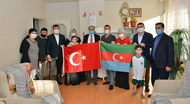 Yılmaz’dan Azerbaycanlı şehit ailelerine ziyaret